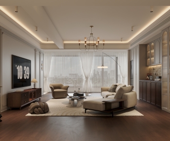 French Style A Living Room-ID:993449931