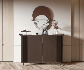 New Chinese Style Entrance Cabinet-ID:689542065