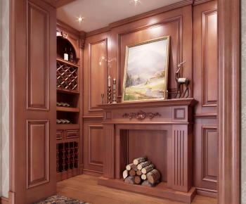 American Style Fireplace-ID:767587904
