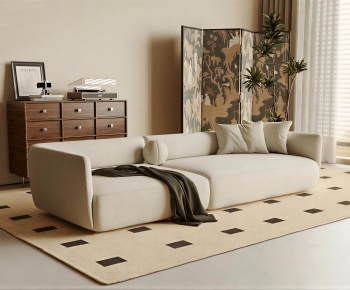 Modern Three-seat Sofa-ID:287282941