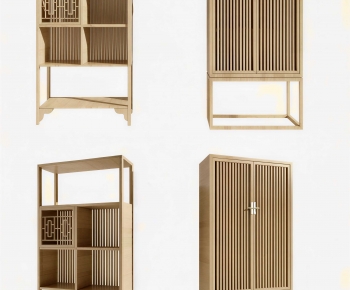 New Chinese Style Side Cabinet-ID:514992955
