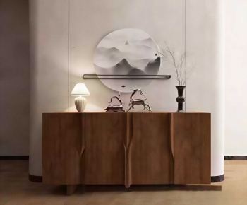New Chinese Style Side Cabinet-ID:938211925
