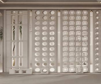 Modern Cement Brick Screen Partition-ID:872746948