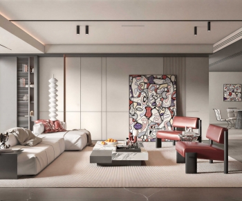 Modern A Living Room-ID:127264983
