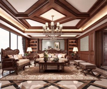 American Style A Living Room-ID:712719086