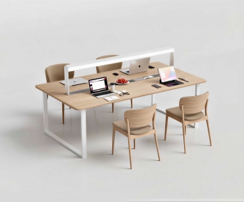 Modern Office Desk And Chair-ID:777080067