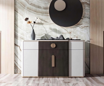 New Chinese Style Side Cabinet-ID:183713912