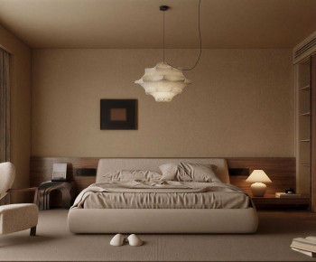 Wabi-sabi Style Bedroom-ID:880616907