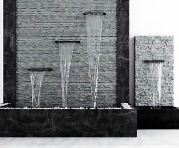 Modern Rockery Waterscape-ID:610352995