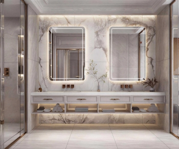 Simple European Style Public Toilet-ID:453967096