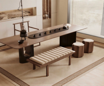 New Chinese Style Tea Tables And Chairs-ID:396299416