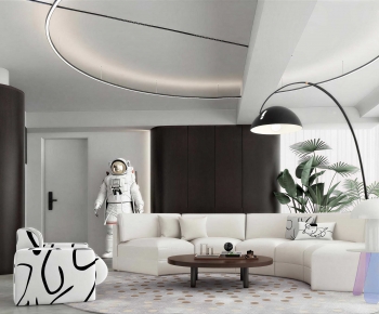 Modern A Living Room-ID:509620909