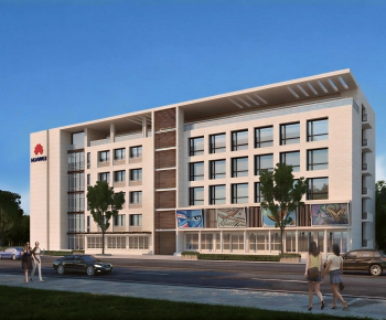 Modern Industrial Building-ID:130532982