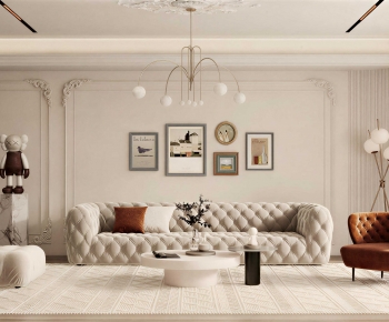French Style A Living Room-ID:337619887