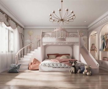 French Style Girl's Room Daughter's Room-ID:462929964