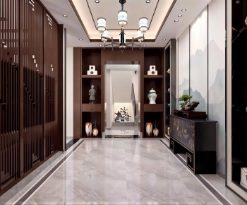 New Chinese Style Hallway-ID:884709425