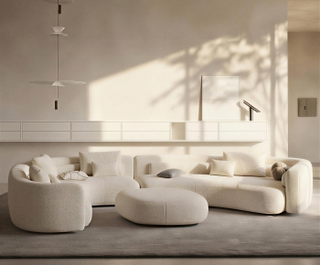Modern Curved Sofa-ID:308207994