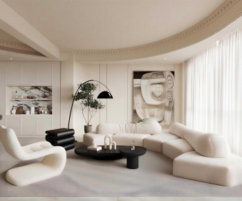Modern A Living Room-ID:906733996