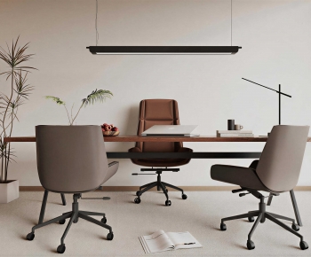 Modern Office Desk And Chair-ID:174304968