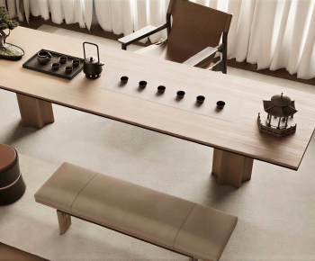 New Chinese Style Tea Tables And Chairs-ID:614104039