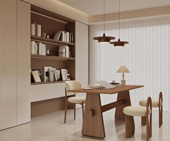 Wabi-sabi Style Study Space-ID:906052119