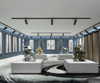 New Chinese Style Exhibition Hall-ID:601269965