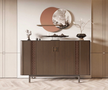 New Chinese Style Entrance Cabinet-ID:968790162