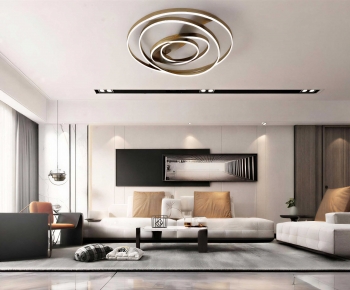 Modern A Living Room-ID:436410907