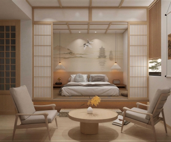 Japanese Style Bedroom-ID:570911881