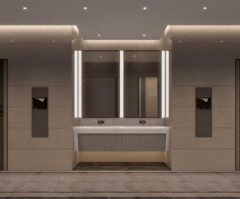 Modern Public Toilet-ID:838139162