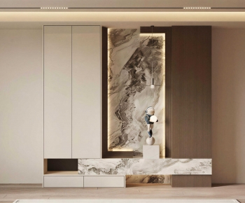 Modern Entrance Cabinet-ID:826320899