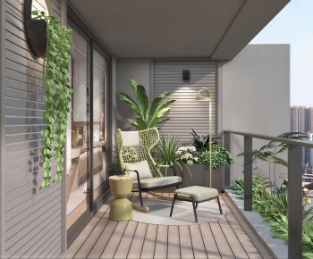 Modern Leisure Balcony-ID:817801005