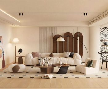 Modern A Living Room-ID:481869944