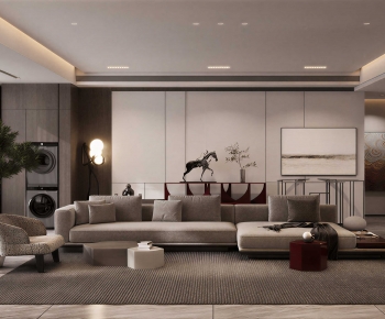 Modern A Living Room-ID:895044096