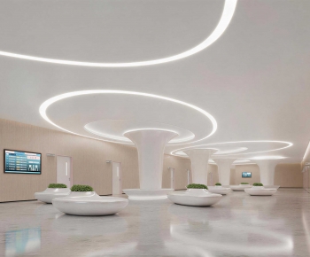 Modern Hospital Hall-ID:471348057
