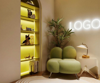 Modern Single Sofa-ID:592698107