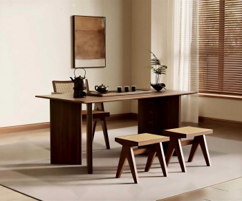 Wabi-sabi Style Tea Tables And Chairs-ID:239123119