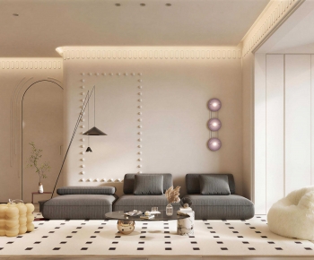 French Style A Living Room-ID:927874098