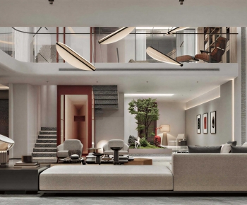 Modern A Living Room-ID:920279035