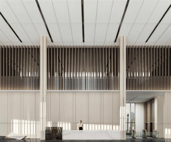 Modern Office Reception Desk-ID:351315023