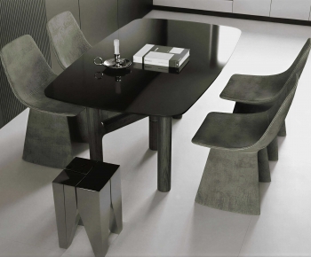 Modern Dining Table And Chairs-ID:731175906