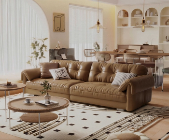 Modern A Living Room-ID:869499923