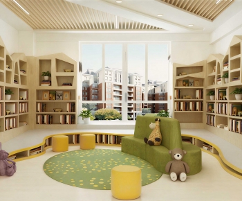Modern Children's Reading Room-ID:210239928