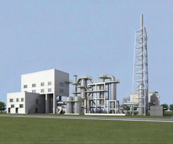 Modern Industrial Building-ID:408696895