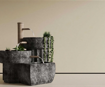 New Chinese Style Rockery Waterscape-ID:713805915