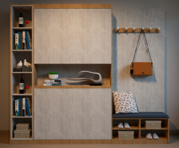 Modern Shoe Cabinet-ID:542639025