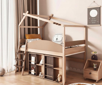 Modern Bunk Bed-ID:483977083