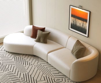 Modern Curved Sofa-ID:255719908