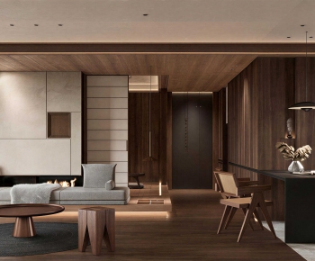 Japanese Style A Living Room-ID:710115915