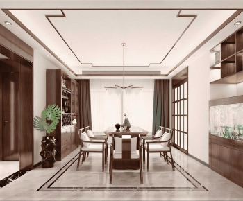 New Chinese Style Dining Room-ID:541479113